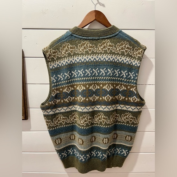 📍 Vintage Grandpa Sweater Vest – Folio Collection – Size L - Picture 7 of 8